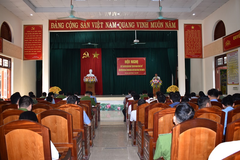 Sơ kết 3 năm thực hiện mô hình “Cụm giáp ranh an toàn về an ninh trật tự”  giữa huyện Nho Quan, tỉnh Ninh Bình và huyện Thạch Thành, tỉnh Thanh Hóa