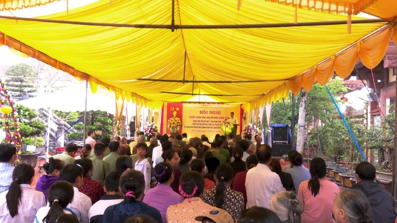 Xã Yên Nhân, huyện Yên Mô tổ chức hội nghị sơ kết 3 năm thực hiện phong trào 