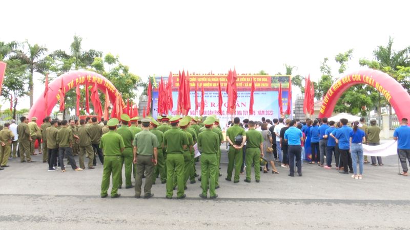 Huyện Gia Viễn, Hoa Lư, Kim Sơn, Nho Quan ra quân hưởng ứng Tháng hành động phòng, chống ma túy và Ngày Toàn dân phòng, chống ma túy năm 2023