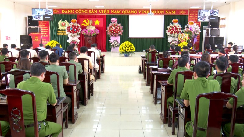 Đảng ủy Công an thành phố Ninh Bình tổ chức Hội thi Bí thư Chi bộ giỏi năm 2023