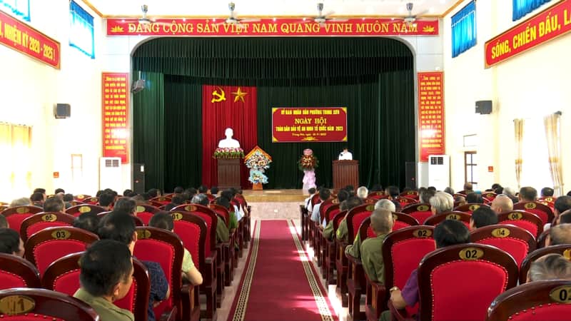 Phường Trung Sơn, thành phố Tam Điệp tổ chức Ngày hội Toàn dân bảo vệ an ninh Tổ quốc năm 2023