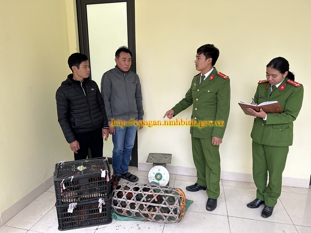 Công an huyện Yên Mô bắt giữ 2 đối tượng trộm cắp tài sản