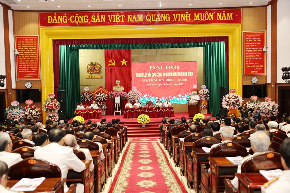Đại hội thành lập Hội Cựu Công an nhân dân tỉnh Ninh Bình,  nhiệm kỳ 2023 – 2028