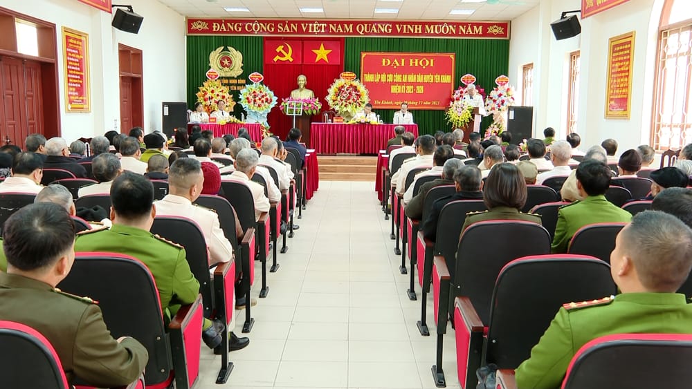 Đại hội thành lập Hội Cựu Công an nhân dân  huyện Yên Khánh, nhiệm kỳ 2023 – 2028