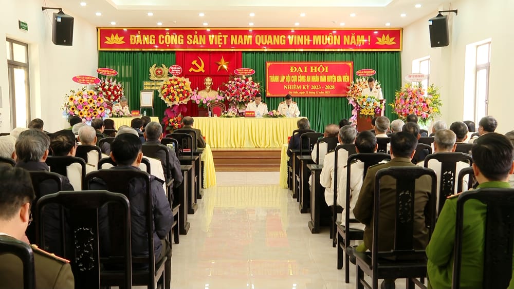 Đại hội thành lập Hội Cựu Công an nhân dân huyện Gia Viễn, nhiệm kỳ 2023-2028
