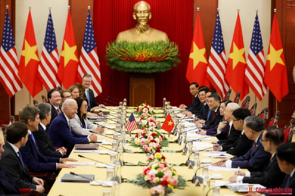 Luận điệu xuyên tạc đường lối đối ngoại của Việt Nam qua  chuyến thăm của Tổng thống Hoa Kỳ Joe Biden tới Việt Nam
