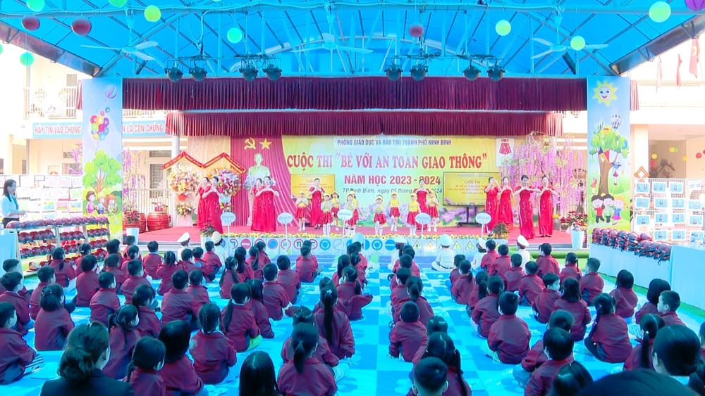 Thành phố Ninh Bình tổ chức Cuộc thi “Bé với an toàn giao thông” năm học 2023 – 2024