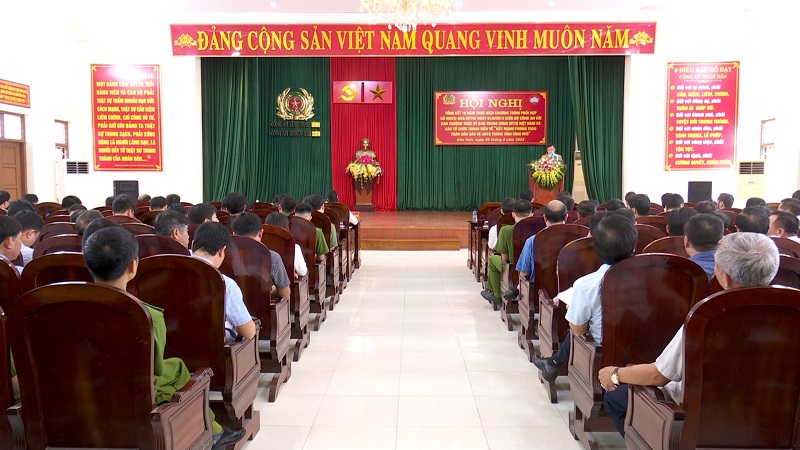 Huyện Kim Sơn tổ chức hội nghị tổng kết 10 năm thực hiện Chương trình phối hợp số 09, ngày 01/8/2013 về “Đẩy mạnh phong trào Toàn dân bảo vệ an ninh Tổ quốc trong tình hình mới”