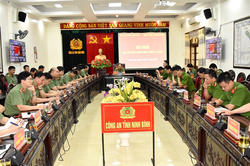 Đảng ủy Công an Trung ương phối hợp với Ban Tuyên giáo Trung ương tổ chức Hội nghị Báo cáo viên Trung ương tháng 4/2023