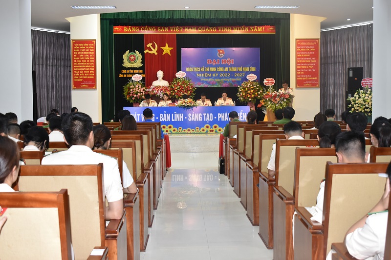 Đại hội Đoàn TNCS Hồ Chí Minh Công an thành phố Ninh Bình, nhiệm kỳ 2022 – 2027