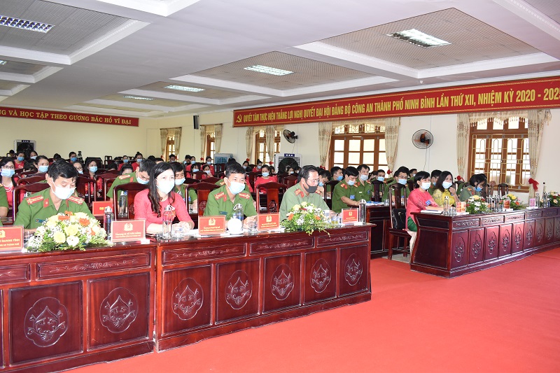 Hội phụ nữ Công an thành phố Ninh Bình tổ chức Đại hội phụ nữ nhiệm kỳ 2021 – 2026