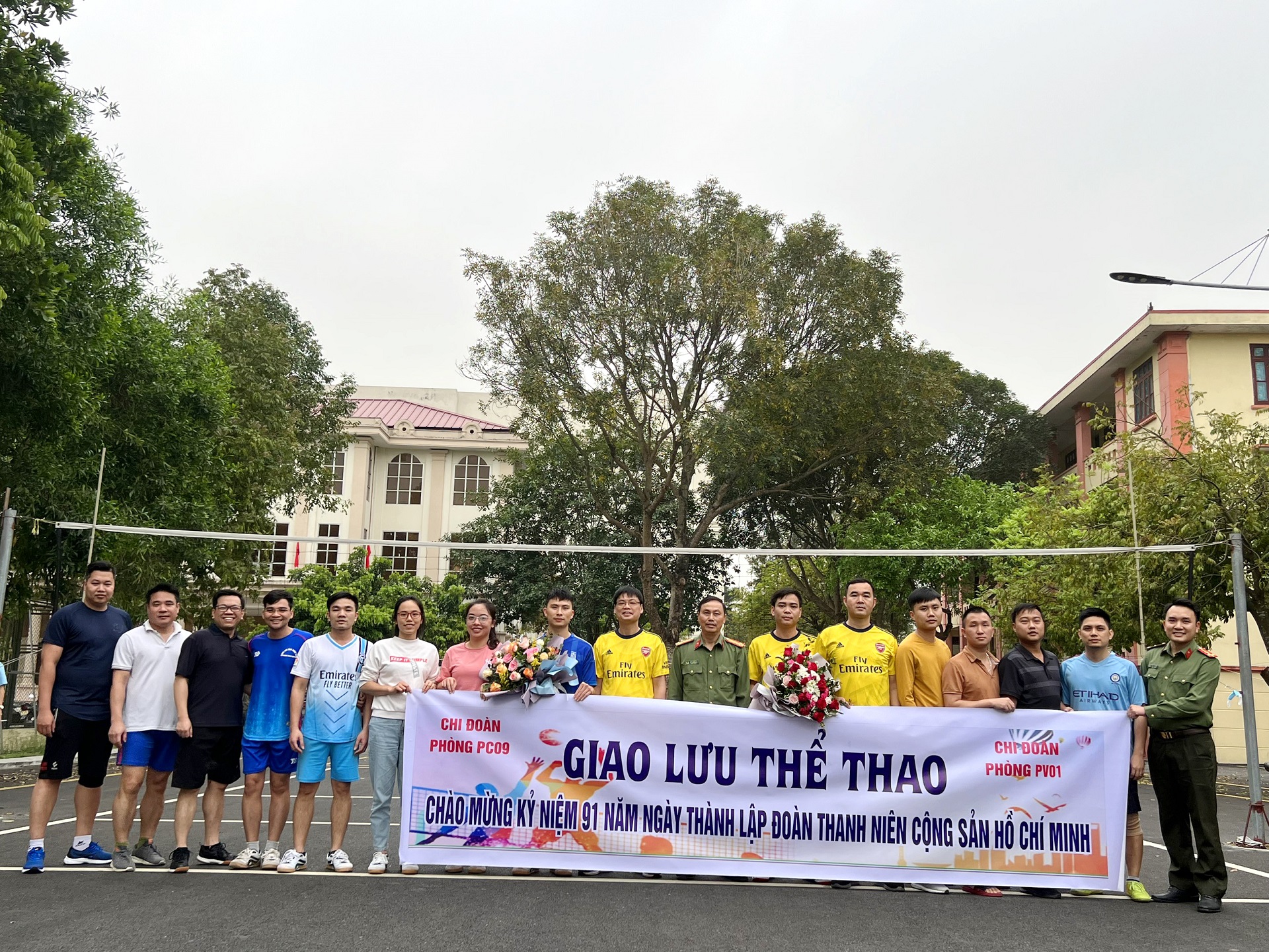 Giao lưu thể thao Chào mừng Kỷ niệm 91 năm ngày thành lập Đoàn TNCS Hồ Chí Minh (26/3/1931 – 26/3/2022)