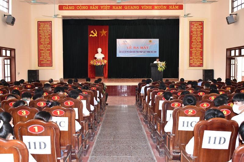 Trung tâm Giáo dục nghề nghiệp – Giáo dục thường xuyên huyện Hoa Lư ra mắt Câu lạc bộ phổ biến kiến thức pháp luật
