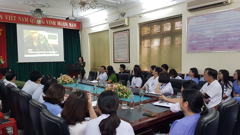 Tuyên truyền phòng chống tội phạm tại Bệnh viện Sản – Nhi Ninh Bình