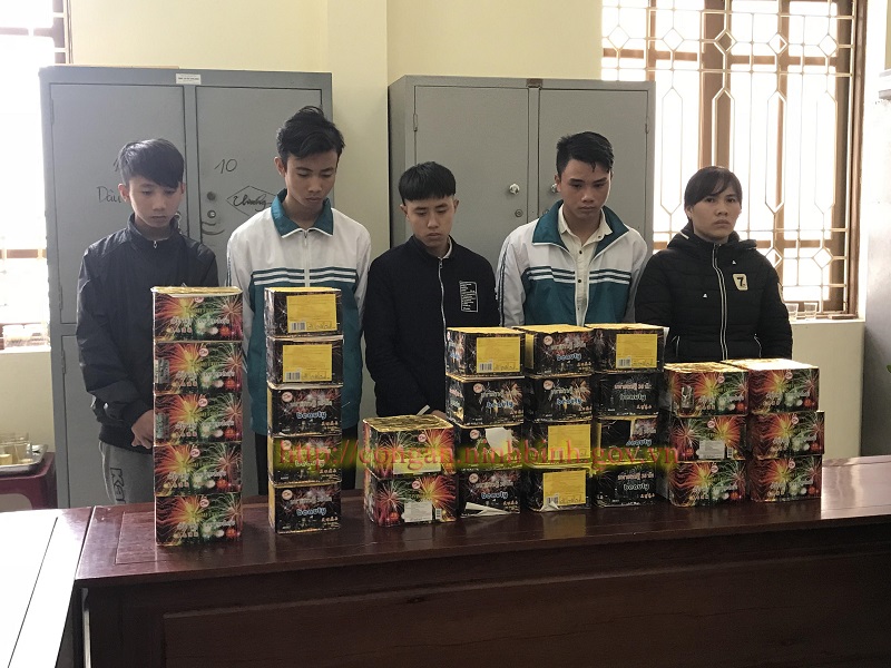 Công an Kim Sơn bắt vụ mua bán trái phép gần 40 kg pháo