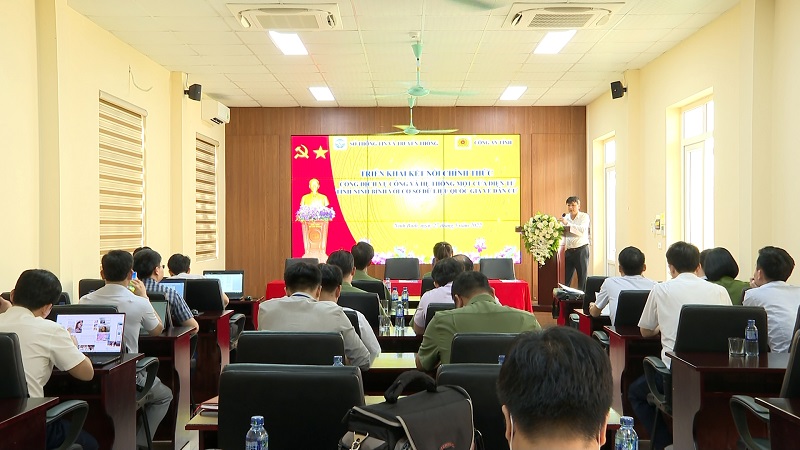 Triển khai kết nối chính thức giữa Cổng dịch vụ công và hệ thống một cửa điện tử của tỉnh Ninh Bình với Cơ sở dữ liệu quốc gia về dân cư