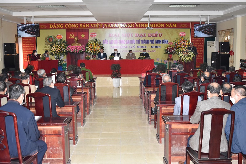 Câu lạc bộ Công an hưu trí thành phố Ninh Bình tổ chức Đại hội đại biểu nhiệm kỳ 2021-2024