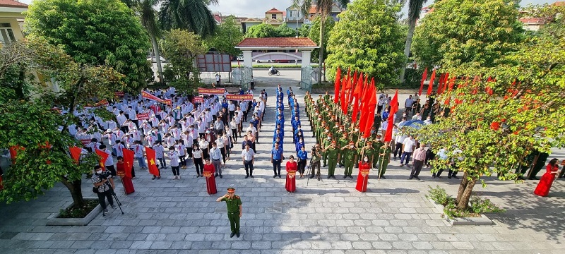 Huyện Hoa Lư tổ chức Lễ ra quân hưởng ứng tháng hành động phòng, chống ma túy và ngày toàn dân phòng, chống ma túy năm 2022