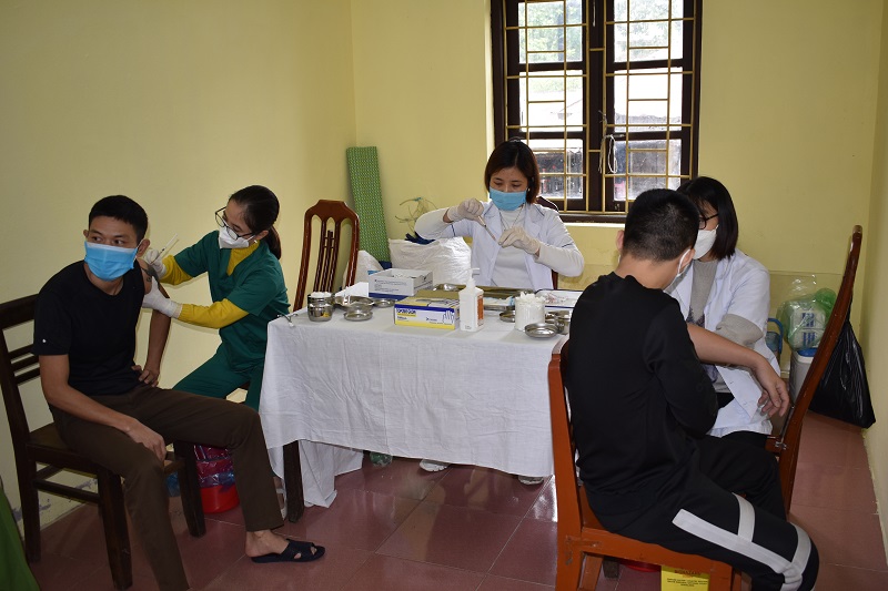 Trại tạm giam Công an tỉnh hoàn thành tiêm vắc xin phòng COVID-19 cho can phạm nhân