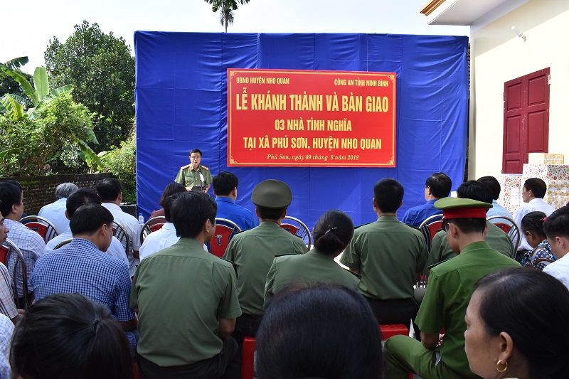 Khánh thành và trao 3 nhà tình nghĩa tại xã Phú Sơn, huyện Nho Quan