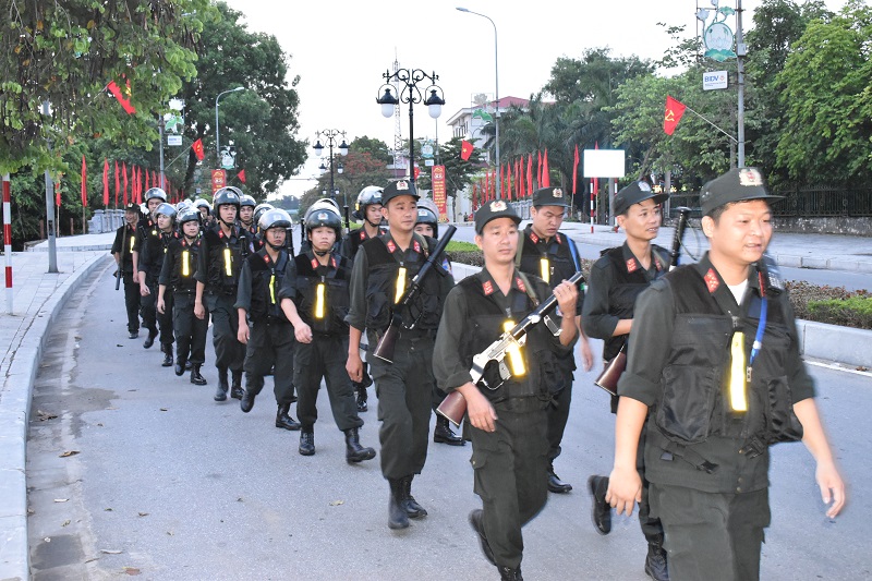 Phòng Cảnh sát cơ động, Công an tỉnh tổ chức chương trình hành quân dã ngoại