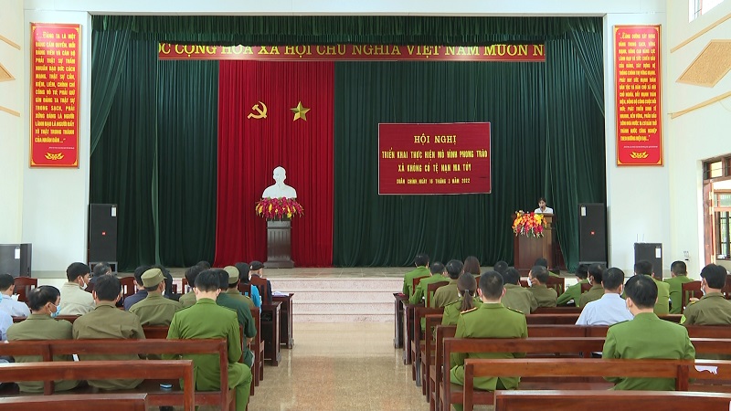 Xã Xuân Chính, huyện Kim Sơn tổ chức hội nghị triển khai thực hiện mô hình phong trào “Xã không có tệ nạn ma túy”