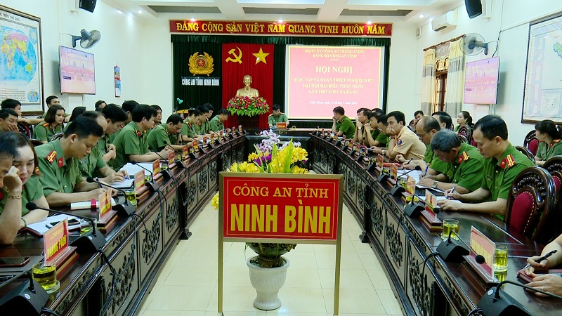 Đảng ủy Công an trung ương tổ chức hội nghị học tập và quán triệt nghị quyết Đại hội đại biểu toàn quốc lần thứ XIII của Đảng