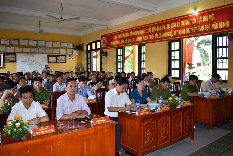 Phòng Cảnh sát kinh tế, Công an tỉnh và Đảng ủy UBND xã Gia Thủy (huyện Nho Quan) ký kết kế hoạch phối hợp đảm bảo ANTT