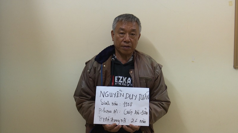 Công an tỉnh Ninh Bình bắt đối tượng truy nã lẩn trốn 26 năm