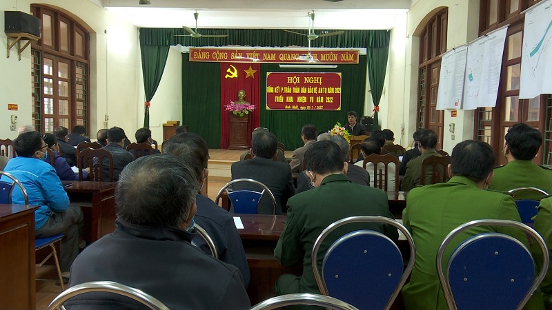 Xã Ninh Nhất, thành phố Ninh Bình tổng kết phong trào toàn dân bảo vệ ANTQ năm 2021