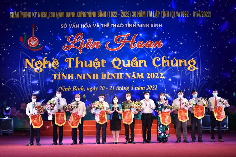 Đoàn nghệ thuật quần chúng Công an tỉnh đạt giải A toàn đoàn tại Liên hoan nghệ thuật quần chúng  tỉnh Ninh Bình năm 2022